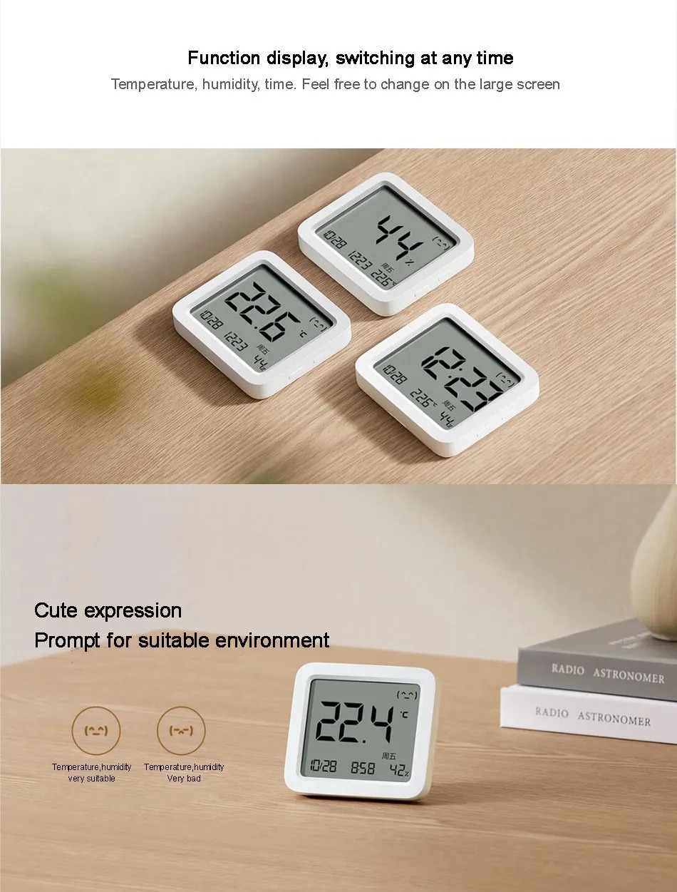 Xiaomi Smart Temperature and Humidity Monitor 3 6