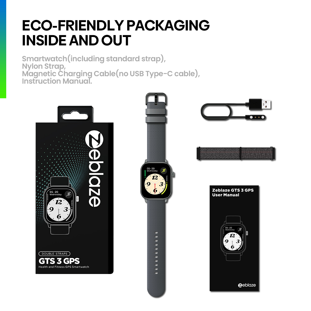 Zeblaze GTS 3 GPS Smartwatch 1