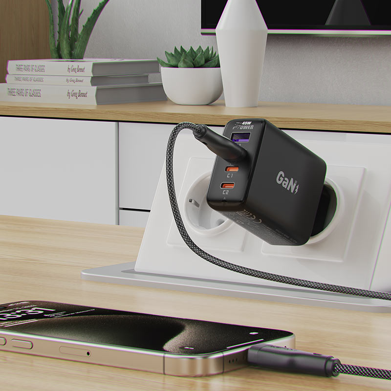 Acefast C8 04 Type A to Type C Charging Data Cable 1