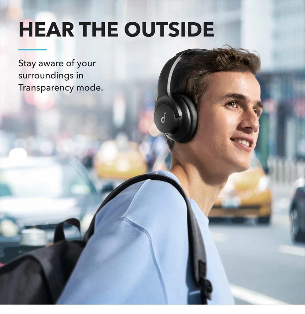 Anker Q20i Hybrid Active Noise Cancelling Headphones 1