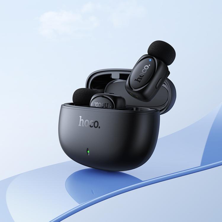 Hoco L19 Graceful Dual Mic Lavalier Wireless Microphone 1