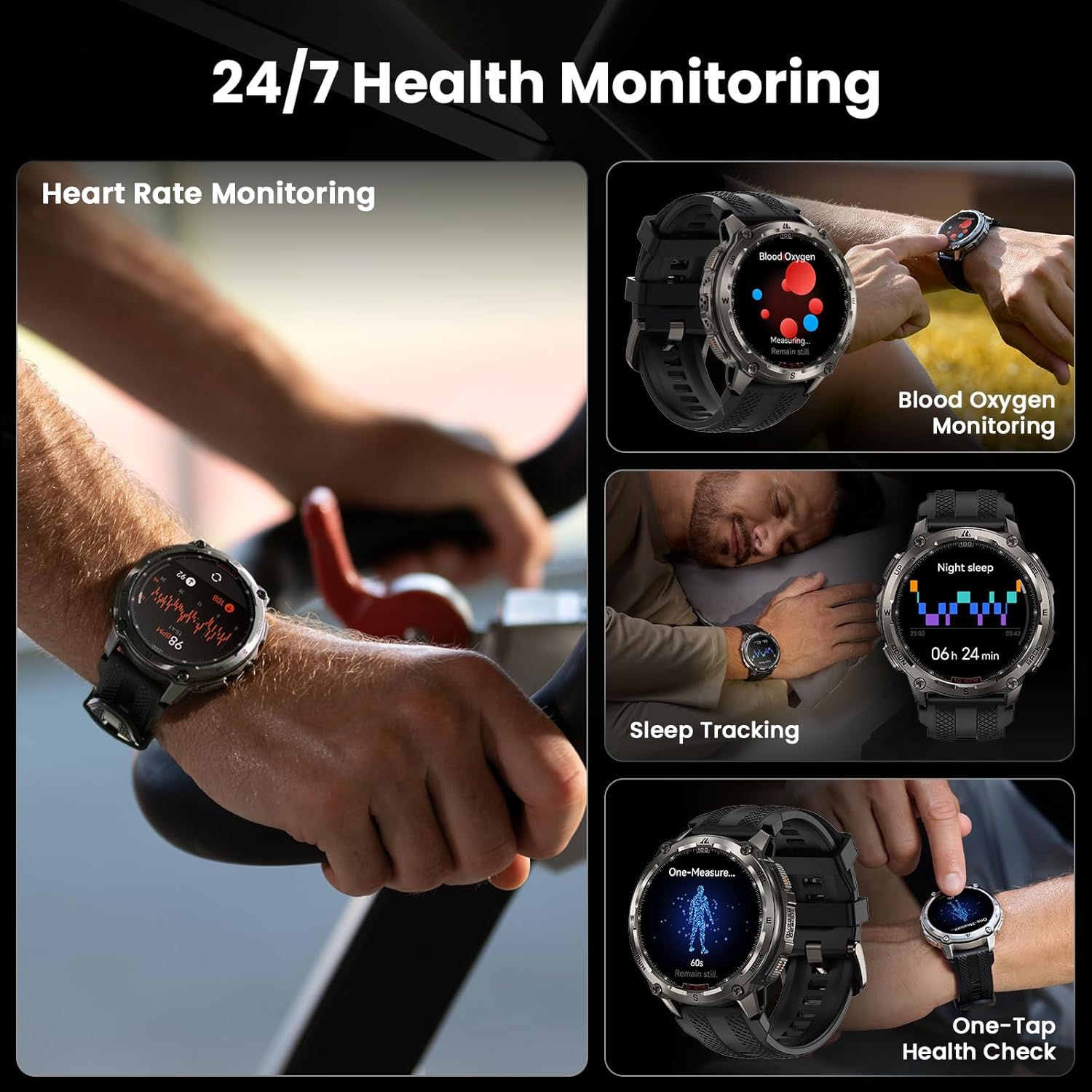 KOSPET TANK T4 Rugged GPS Smartwatch 4