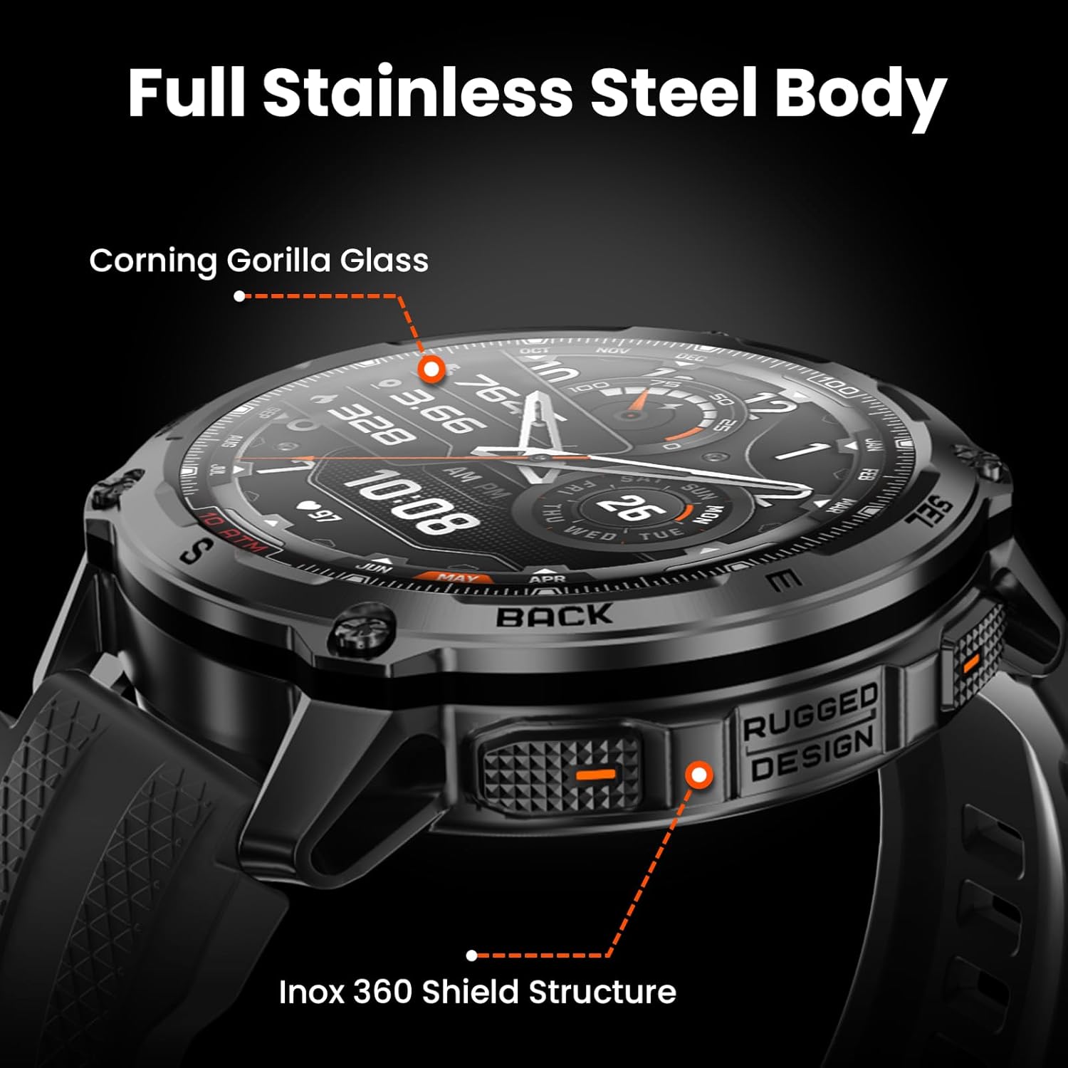 KOSPET TANK T4 Rugged GPS Smartwatch 7