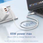 LDNIO USB-C to USB-C 65W PD Data Cable (2M) - Image 2