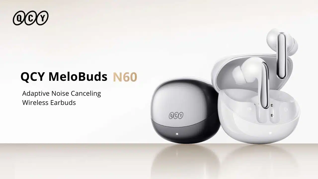 QCY MeloBuds N60 Adaptive Noise Canceling Wireless Earbuds 1