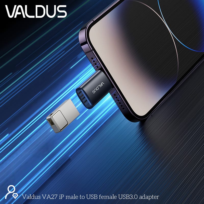 Valdus VA27 Lightning to Type A OTG Converter 2