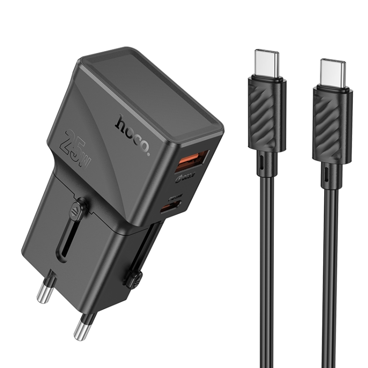 hoco AC24 Mini PD25W QC3.0 Universal Travel Charger 2