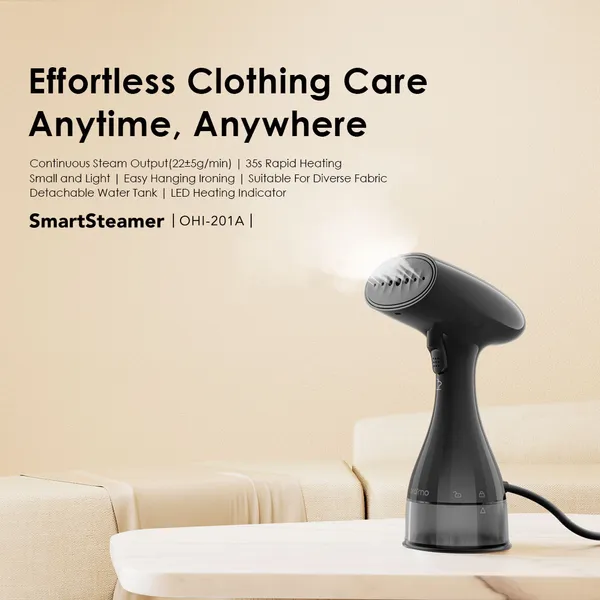 oraimo SmartSteamer 1500W Handheld Garment Steamer 3