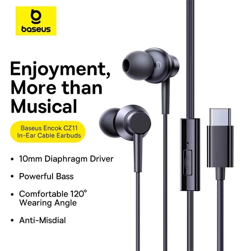 Baseus Encok CZ11 Type C In Ear Earphones 3