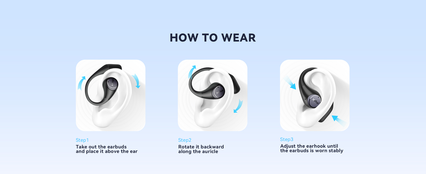 EarFun OpenJump Hi Res Open Ear Earbuds 1