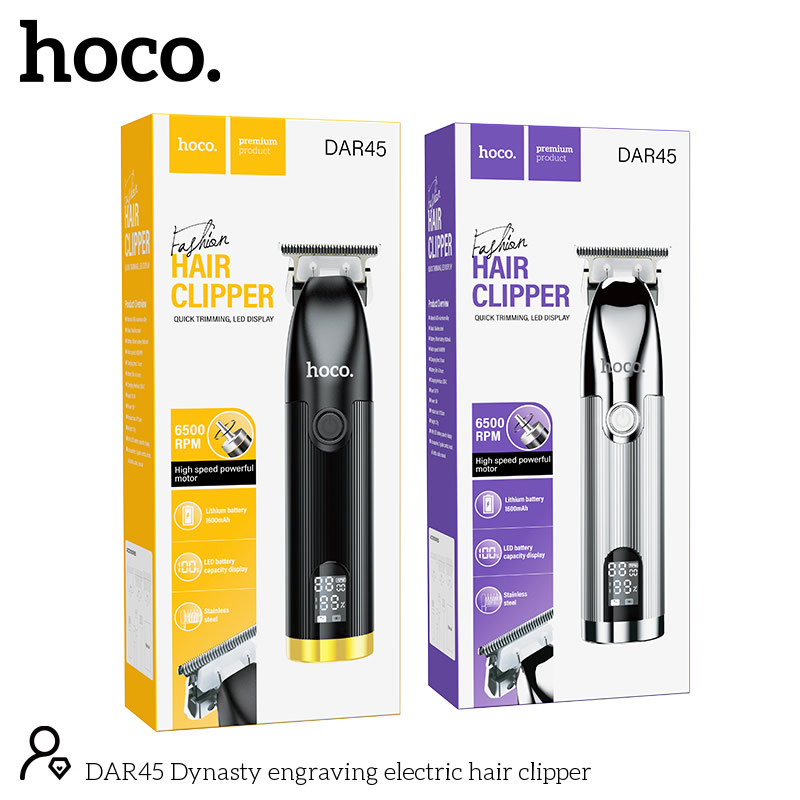 Hoco DAR45 Dynasty engraving electric hair clipper 4