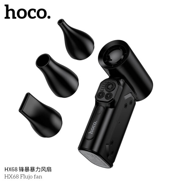 Hoco HX68 Flujo Ultra-High Speed 130000RPM Multi-Functional Turbo Jet Fan