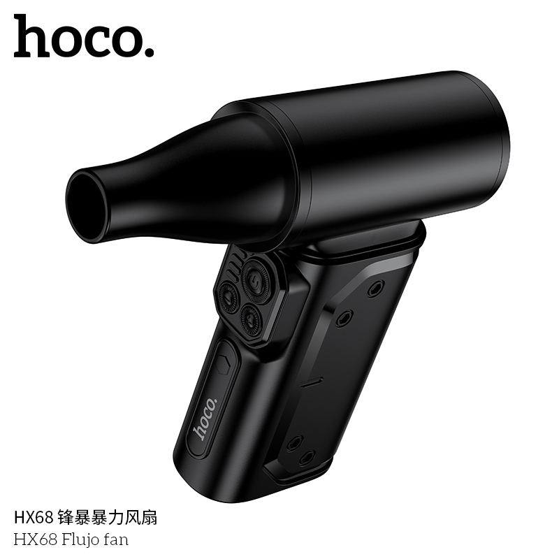Hoco HX68 Flujo Ultra High Speed 130000RPM Multi Functional Turbo Jet Fan 4