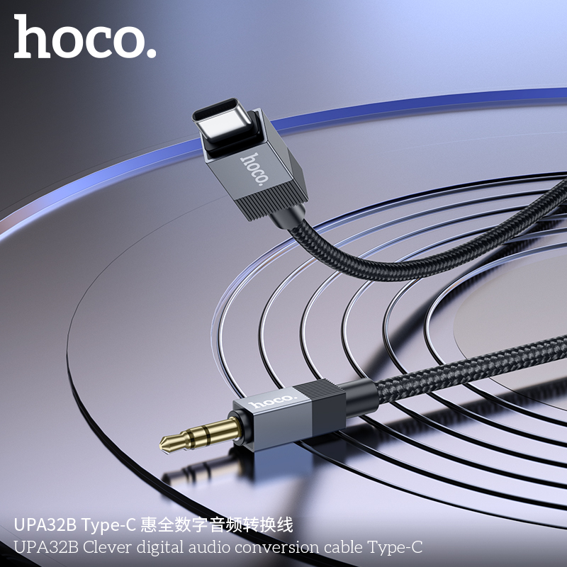 Hoco UPA32B Clever Digital Audio Conversion Cable Type C to 3 4