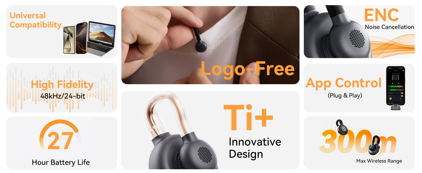 Hollyland Lark M2S Wireless Microphone with USB C Plug 2