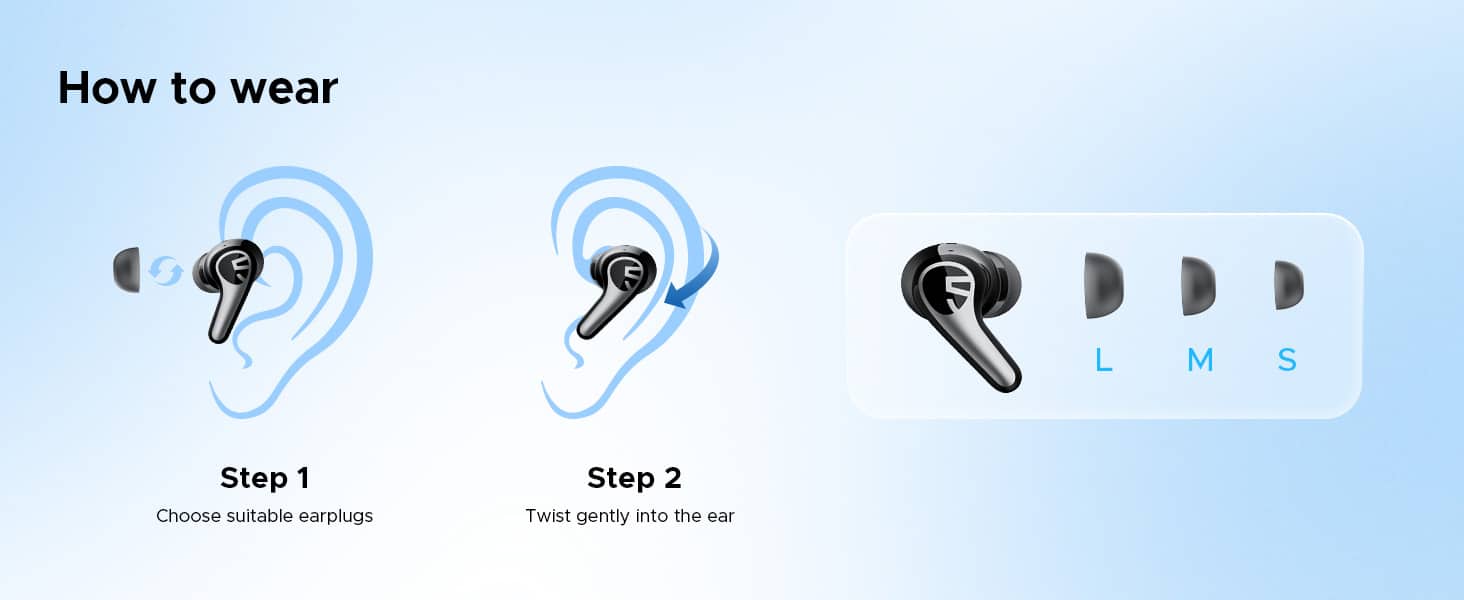 SoundPEATS C30 Hi Res LDAC Hybrid ANC Earbuds 4
