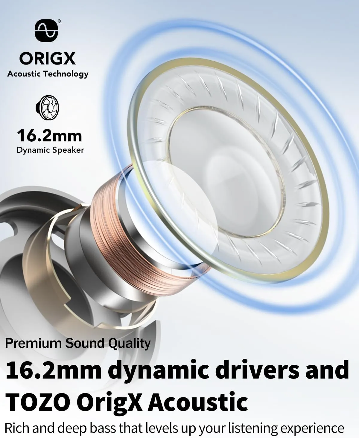 TOZO OpenReal Wireless Earbuds 1