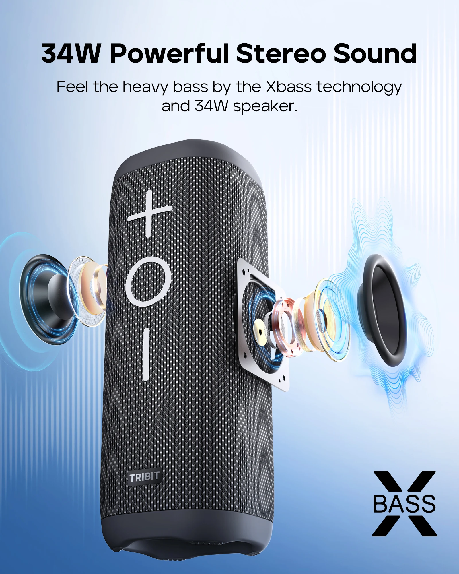 TRIBIT StormBox2 Portable Speaker 360° 6