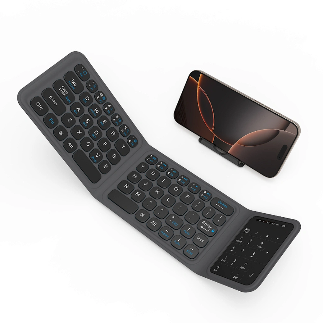 WiWU Foldable Wireless Keyboard FMK-05 (3) WiWU Foldable Wireless Keyboard FMK-05