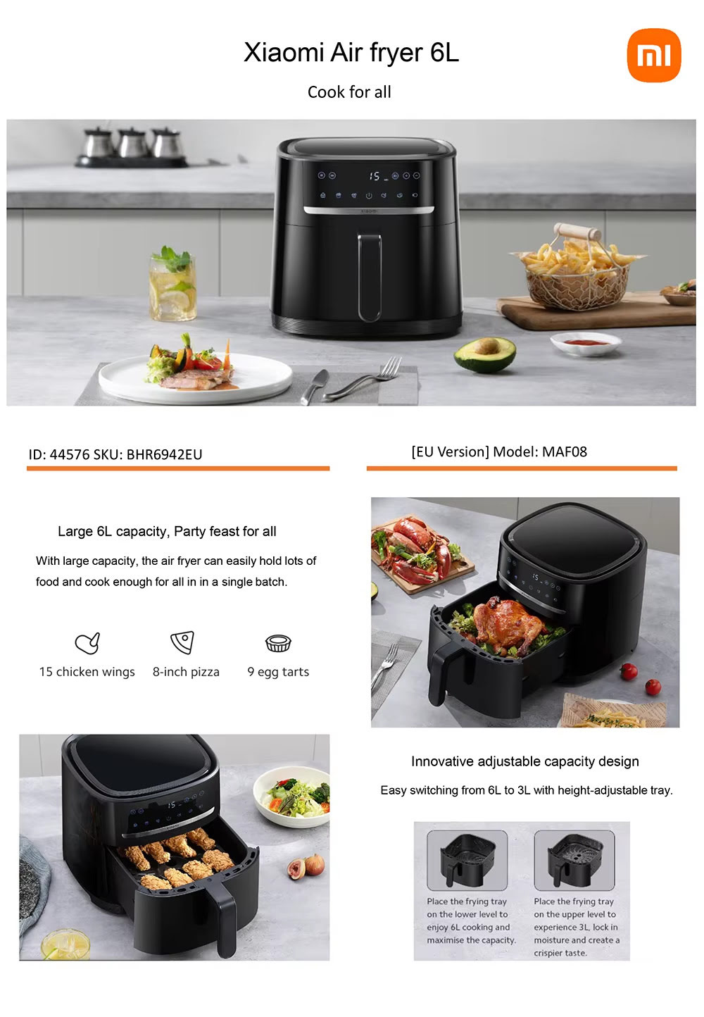 Xiaomi Air Fryer 6L MAF08