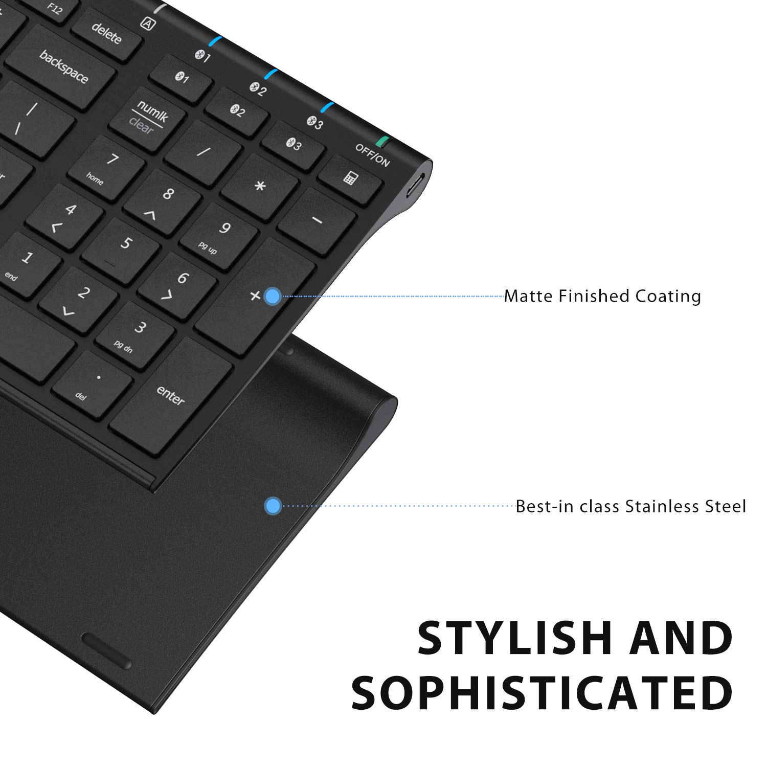 iClever BK10 Bluetooth Keyboard 3