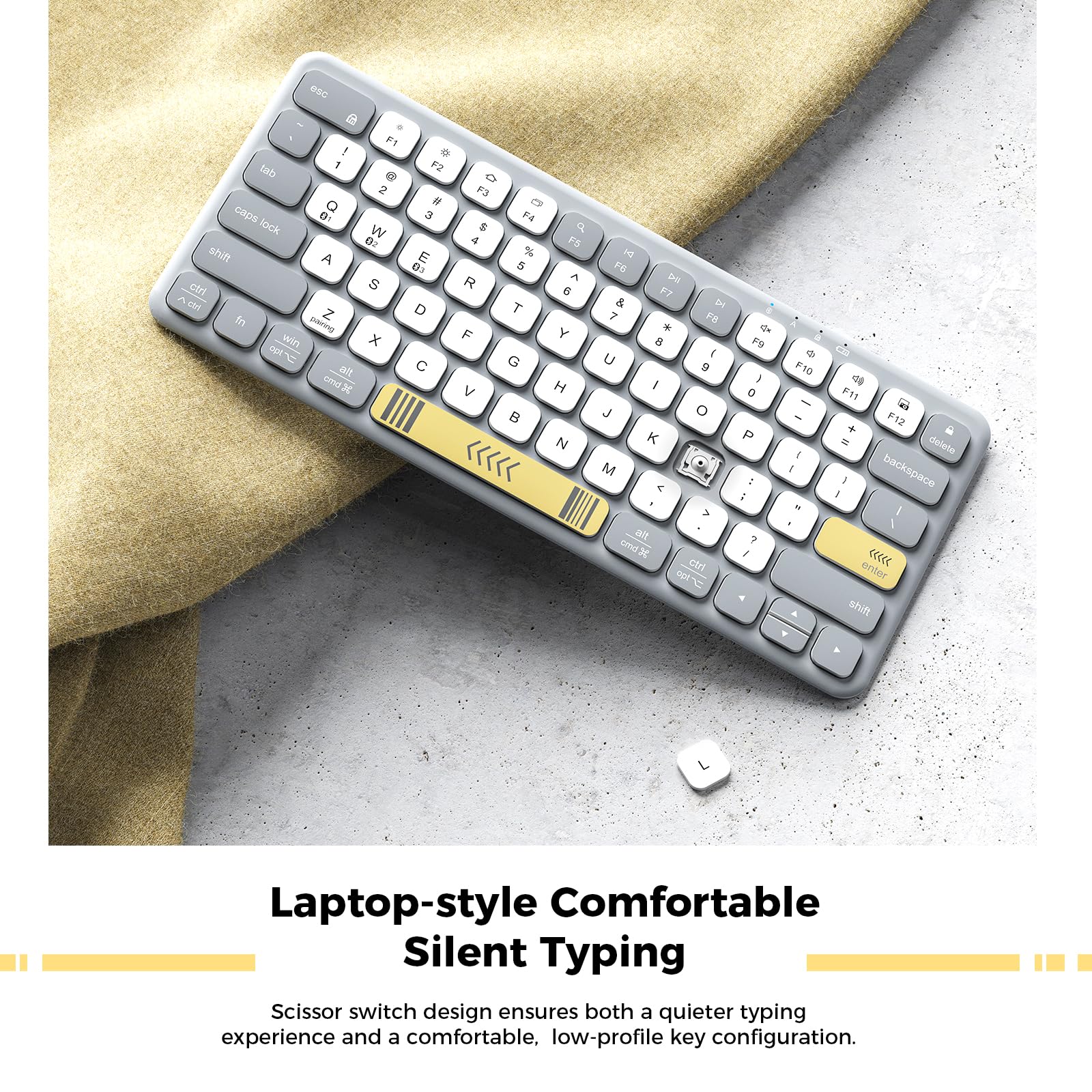 iClever BK50 Compact Bluetooth Keyboard 3