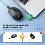 iClever MD179 Dual Mode Bluetooth Mouse - Image 2