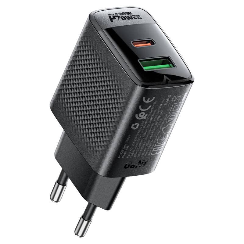 Acefast A98 Fast Charge Wall Charger PD30W GaN EU (5) Acefast A98 Fast Charge Wall Charger PD30W GaN EU