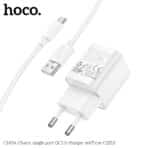Hoco C145A Charm Single Port QC3.0 Charger Set (Type-C)