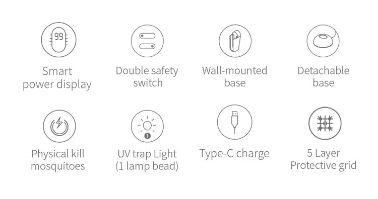 Qualitell E3 Electric Fly Mosquito Swatter 1