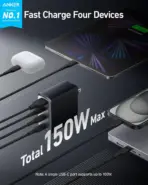 Anker 747 Charger (GaNPrime 150W) - A2340