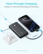Anker A110D Zolo Power Bank (10K, 22.5W, Built-In USB-C Cable)