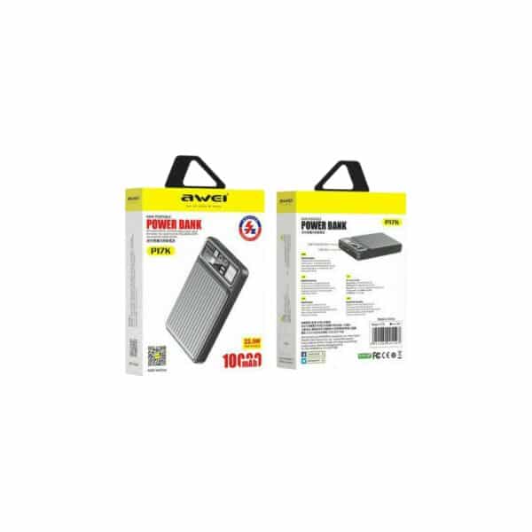 Awei P17K Mini Portable Power Bank 10000mAh 22.5W