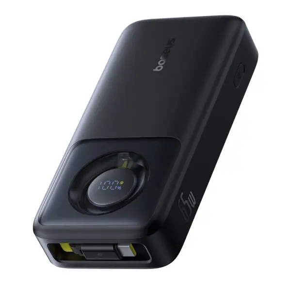 Baseus NOMOS Series 65W 20000mAh Power Bank with Built-in Retractable Type-C Cable PPLSC01-20