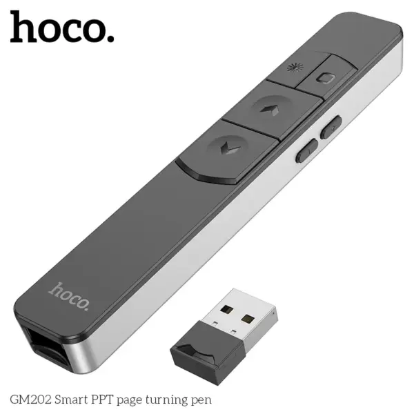 Hoco GM202 Laser Pointer Smart PPT Page Turning Pen