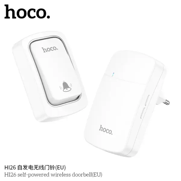 Hoco HI26 Self-Powered Wireless Doorbell Set
