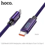 Hoco U125 Benefit 100W USB-C to USB-C Cable With Display