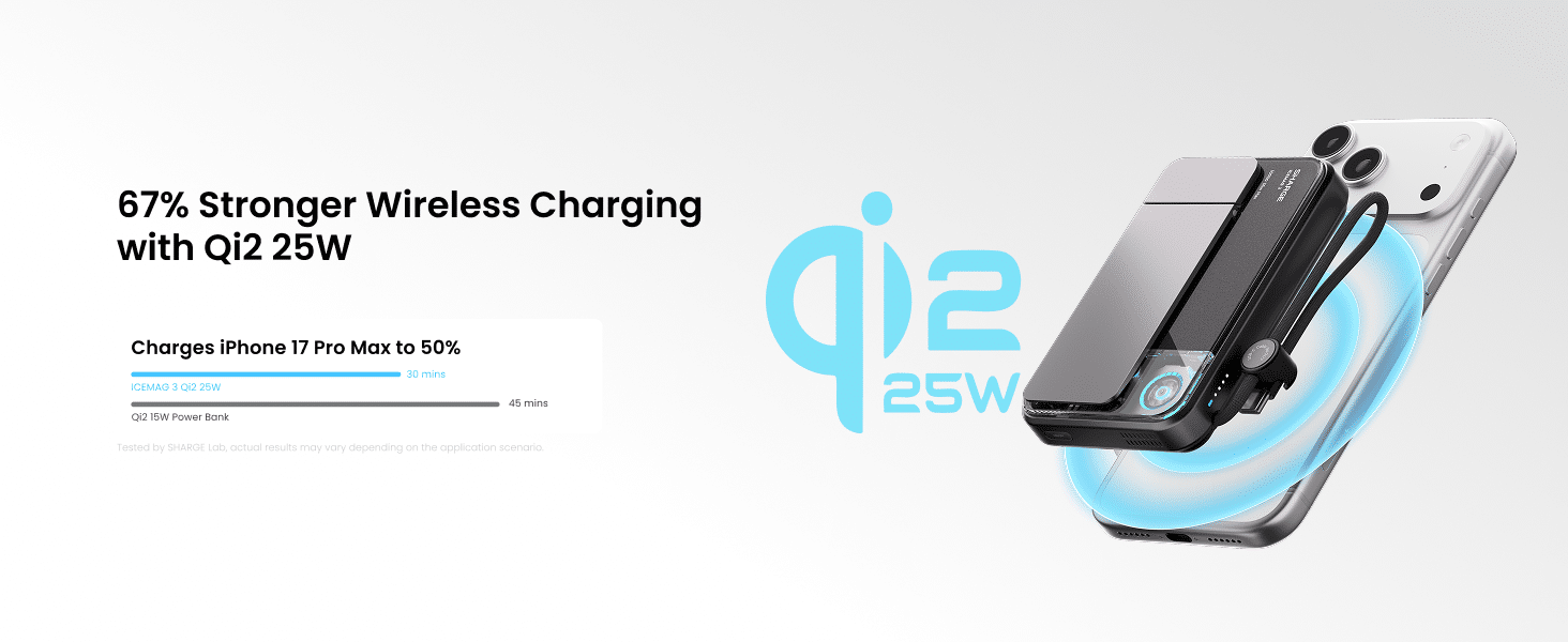 SHARGE ICEMAG 3 Wireless Power Bank 3