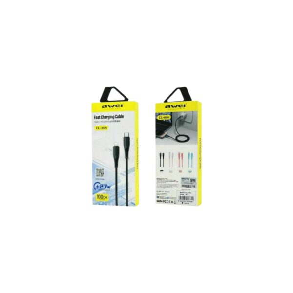 Awei CL-182i 27W Type-C to Lightning Cable
