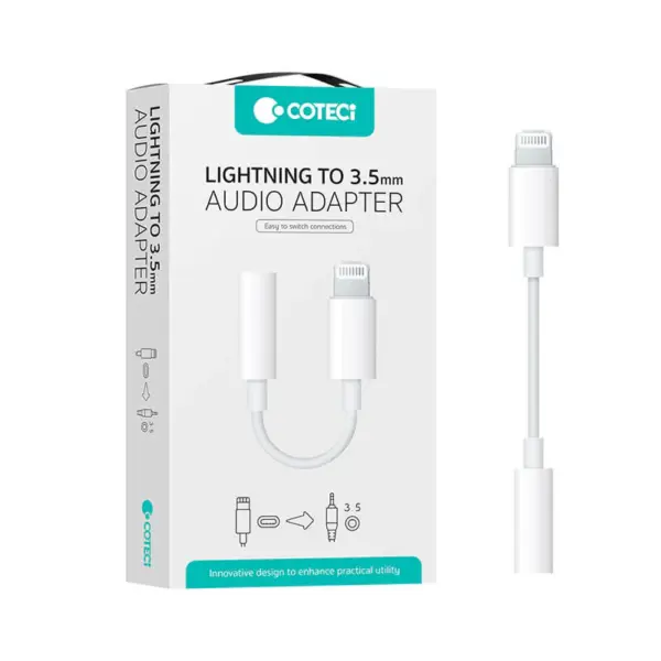 COTECi 32123 Lightning to 3.5mm Audio Adapter