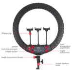 Jmary FM-21R 21 inch Selfie Ring Light