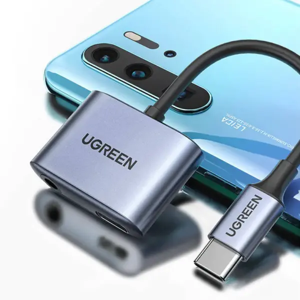 UGREEN CM231 (60164) USB-C to 3.5mm Audio Adapter with PD Charging Support