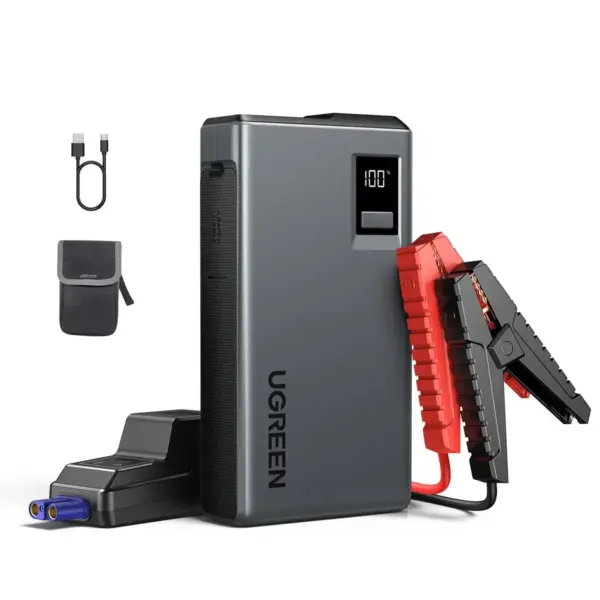UGREEN ES702 (35977) Car Jump Starter Power Pack 1000A Car Battery Booster for 6.0L Gasoline and 3.5L Diesel Engines