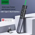 UGREEN LP386 (20470) Wireless Presenter with Laser Pointer