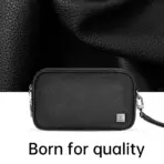 WiWU Master Genuine Leather Fingerprint Lock Pouch