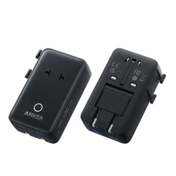 Anker A9215 Nano Travel Adapter (5-in-1, 20W, 1-Pack)
