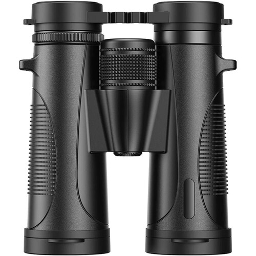 • Apexel 10x42 High Quality Binoculars APS-RB10X42W is a professional-grade optical binocular designed for outdoor enthusiasts, travelers, wildlife observers, and sports spectators who require clear, detailed long-distance viewing. Featuring powerful 10x magnification, premium BAK4 roof prism optics, and fully multi-coated lenses, these binoculars deliver bright, sharp images with excellent contrast and color accuracy. Built with a durable aluminum alloy frame and protective rubber armor, the binoculars provide reliable performance in outdoor environments while maintaining a comfortable and ergonomic grip. • 10× Powerful Magnification allows users to observe distant objects with impressive clarity, making it ideal for bird watching, hiking, hunting, camping, sports events, and nature exploration. • 42mm Large Objective Lens gathers more light for brighter and clearer images, even in low-light environments such as dawn, dusk, or cloudy conditions. • BAK4 Premium Roof Prism System ensures superior optical performance with improved brightness, sharpness, and high contrast image quality. • Fully Multi-Coated Optical Lenses enhance light transmission while reducing reflections and glare, delivering vibrant and accurate color reproduction. • Wide Field of View (102m/1000m) provides a broader viewing area, allowing users to easily track moving subjects such as birds, animals, or sports action. • 3m Close Focus Distance enables detailed observation of nearby subjects, perfect for nature enthusiasts studying plants, insects, or small wildlife. • Twist-Up Eyecups Design offers comfortable viewing for both eyeglass wearers and non-eyeglass users by adjusting the eye relief easily. • Center Focus Adjustment System allows smooth and precise focusing with a simple turn of the central focus wheel. • Durable Aluminum Alloy Frame with Rubber Armor provides strong structural protection while ensuring a non-slip and comfortable grip during extended use. • Water-Resistant Outdoor Design helps protect internal optical components from moisture and light rain, making it suitable for outdoor adventures. Specifications Product Name: Apexel 10x42 Waterproof Binoculars Model: APL-RB10X42W Magnification: • 10× Objective Lens Diameter: • 42 mm Eyepiece Diameter: • 21 mm Prism System: • Roof Prism • BAK4 Prism Glass Lens Coating: • Fully Multi-Coated Field of View: • 102 m / 1000 m Close Focus Distance: • 3 meters Exit Pupil Diameter: • 4.2 mm Exit Pupil Distance: • 14 mm Focus System: • Center Focus Eye Cup Type: • Twist-Up Eyecups Material: • Aluminum Alloy Frame • Rubber Protective Sheath • Optical Glass Lenses Color: • Black Dimensions: • 160 × 128 × 53 mm Functions: • Long-distance observation • Wide field outdoor viewing • Precision optical focusing • Comfortable ergonomic grip • Low-light enhanced viewing • Suitable for travel, wildlife, sports, and outdoor exploration