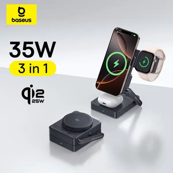 Baseus PicoGo AF21 3-in-1 Qi2.2 Wireless Charger