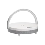 EZVALO LYYD01 Bedside Lamp 4 in 1 - Wireless Charger, Dimmable Night Light, Bluetooth Speaker and Phone Holder - Image 2