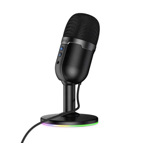 Hoco L25 Bright USB-A Port RGB Desktop Microphone
